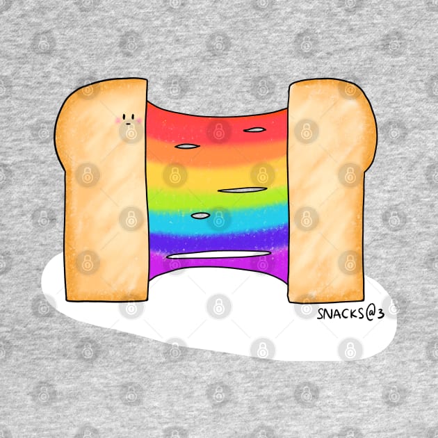 Rainbow Cheese Toast by Snacks At 3